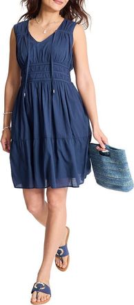 Tommy Bahama Voyage Cotton Voile Dress in Coastline at Nordstrom, Size X-Large