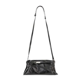 Benedetta Bruzziches Lauren Schoudertas - Dames - Schoudertassen - Zwart - ONE Size - Leer - Tassen