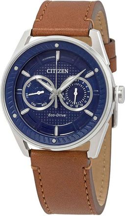 Citizen CTO Eco-Drive Navy Blue Dial Mens Watch BU4020-01L