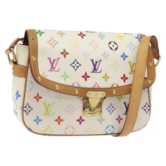 Louis Vuitton Pre-owned Cross Body Bags, female, White, Size: ONE SIZE Pre-owned Monogram Multicolore Canvas Shoulder Bag