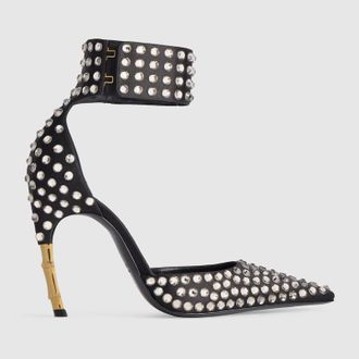 Gucci Womens Castello Pump, Black