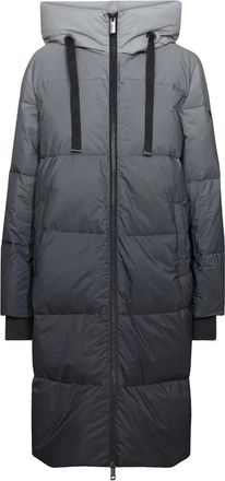 Mos Mosh MOS Mosh, Jassen, Dames, Grijs, XS, Polyester, Dip Dye Donsjas Donkergrijs