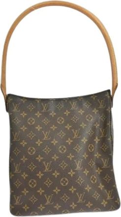 Louis Vuitton Pre-owned Shoulder Bags, female, Brown, Size: ONE SIZE Pre-owned Looping Handbag
