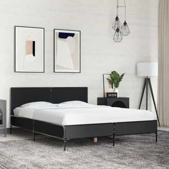 Berkfield Home Bed Frame without Mattress Black 120x190 cm Small Double