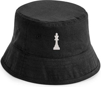 Generic Adults Chess Bucket Hat (as8, Alpha, m, l, Navy)