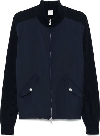 Eleventy Giacca con inserti - Blu