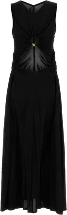 Bottega Veneta Womens Dress Black Viscose