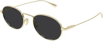 Saint Laurent SL 799 Zonnebril - Heren - Zonnebrillen - Geel - 52 MM - Accessoires