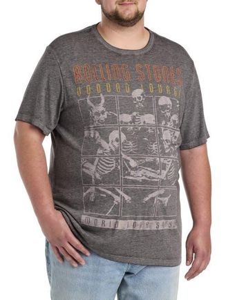 Lucky Brand Big & Tall Rolling Stones Voodoo Graphic Tee in Black at Nordstrom, Size 4X Big