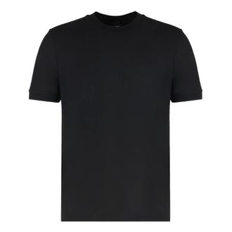 HUGO BOSS Hugo, T-Shirts, male, Black, Size: XL Crew Neck T-shirt