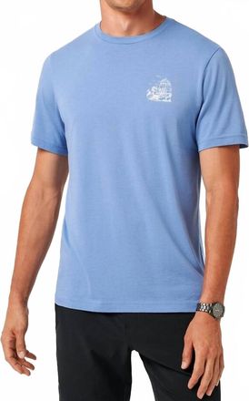 Travis Mathew Reef Walk Short Sleeve Tee In Pacific Coast
