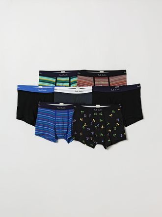 Paul Smith Set di 7 boxer parigamba a righe in cotone stretch con logo