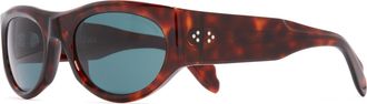 Cutler and Gross Blue Oval Mens Sunglasses CGSN927657 002 57