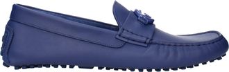 Gucci Hombres Mocasines Piel Azul/Indigo