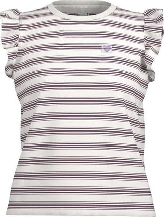 Maloja MalaspinaM. T-Shirt f&uuml;r Damen | grau/wei&szlig;