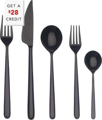 Mepra 5Pc Flatware Set With $28 Credit
