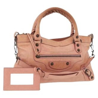 Balenciaga Pre-owned Handbags, female, Pink, Size: ONE SIZE Pre-owned Vintage Handbag