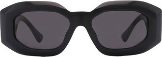 Versace Dark Grey Irregular Mens Sunglasses VE4425U 542287 53