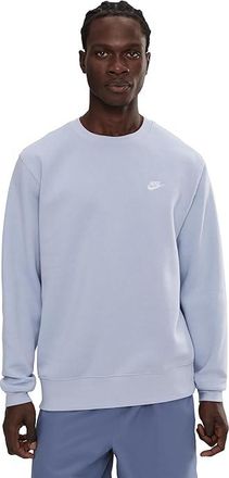 Nike Club Basket Ball Crew Mens Workout Ghost/White : MD, Cotton/Polyester