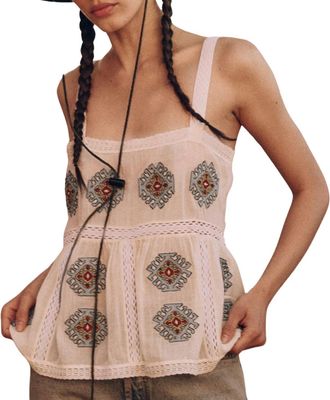 The Great. The Roam Top In Folklore Embroidery