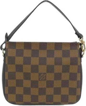 Louis Vuitton Pre-owned Shoulder Bags, female, Brown, Size: ONE SIZE Pre-owned Damier Canvas Pouch