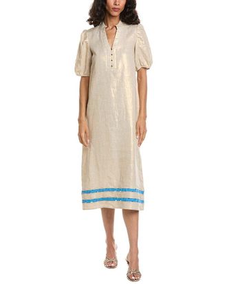 Sail to Sable Sail To Sable Puff Sleeve Linen Midi Tunic