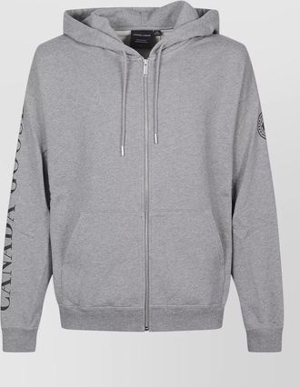 Canada Goose rove hooded sweatshirt graphic front pockets