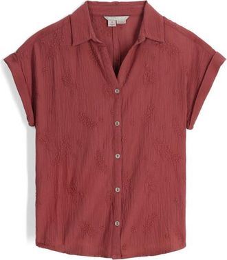 Royal Robbins Oasis S/S Bluse f&uuml;r Damen | rot