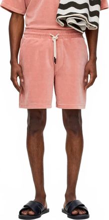 OAS Girona Velour Shorts In Cameo