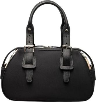 Burberry Pre-owned Nylon Handbag - Dames - Vintage Handtas - Zwart - ONE Size - Nylon - Vintage
