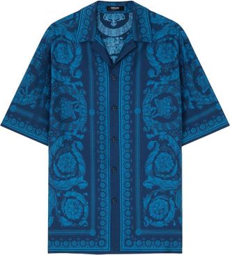 Versace Camicie Blu-Uomo
