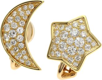 Moonstar Moonstar (18K) Clip Earrings (Pre-Owned)