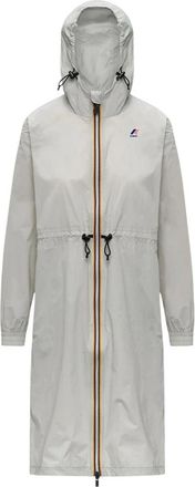 K-Way Delia Long Jacket - Dames - Regenjassen - Beige - S - Jassen