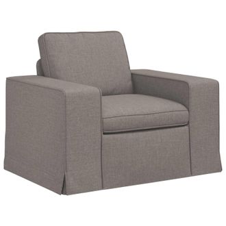 vidaXL Sof&aacute; Taup&eacute; 103 X 80 X 82 Cm Tela Vidaxl