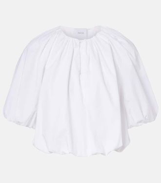 Patou Gathered cotton top