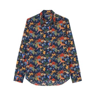 Vilebrequin Caracal Salvador Shirt - Heren - Casual Overhemden - Veelkleurig - XL - Katoen - Overhemden