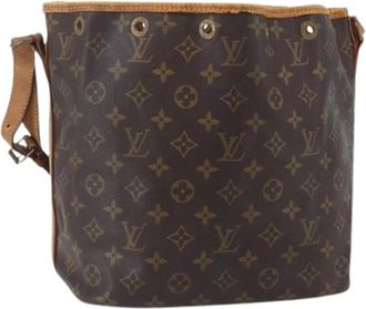 Louis Vuitton Pre-owned Bucket Bags, female, Brown, Size: ONE SIZE Pre-owned Vintage Canvas Bucket Bag