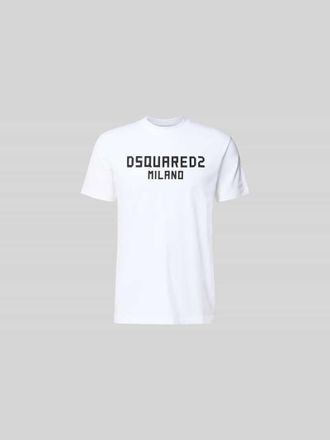 Dsquared2 Cool Fit T-Shirt aus reiner Baumwolle in Weiss, Gr&ouml;&szlig;e XL