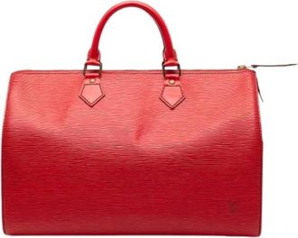 Louis Vuitton Pre-owned Handbags, female, Red, Size: ONE SIZE Pre-owned Speedy 35