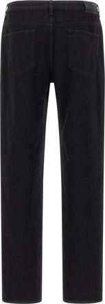 Saint Laurent Garment-Dyed Cotton Denim Jeans - Black