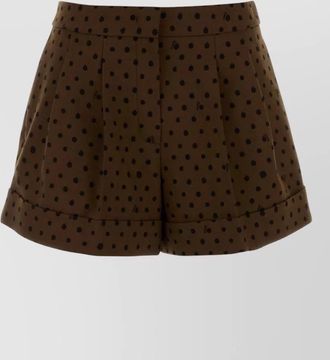 Fendi printed tailored shorts