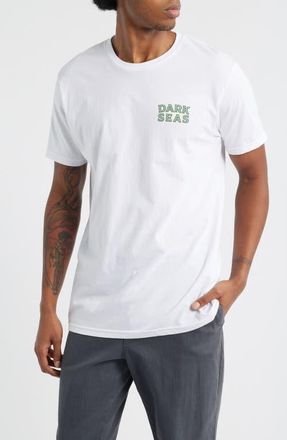 Dark Seas Anchorage Cotton Graphic T-Shirt in White at Nordstrom, Size Xx-Large