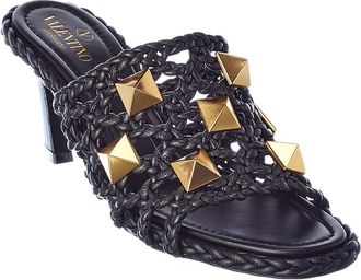 Valentino Roman Stud 65 Leather Sandal