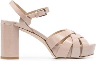 Del Carlo Womens Madrid Vetro Heels In Sahara