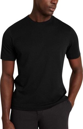 Ted Baker Heren Soft Touch T-shirt met korte mouwen (Zwart)
