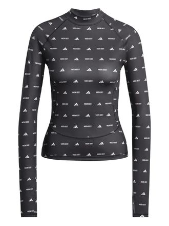 adidas x Moon Boot long-sleeves sweater - women - Recycled Polyester/Elastane - M - Black