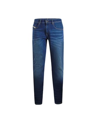 Diesel Mens Diesel 2019 D-Strukt Dark Blue Denim Pants - Navy - Size: W34 / 30l
