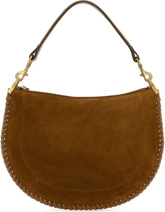 Isabel Marant Oskan Soft Zip Bag - Dames - Schoudertassen - Bruin - ONE Size - Leer - Tassen