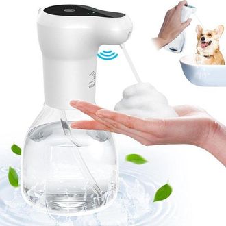 OEM Dispensador Autom&aacute;tico De Jab&oacute;n De Manos 2 En 1, 450 Ml, Recargable, 3 Niveles Ajustables, El&eacute;ctrico, Resistente Al Agua, Para Cocina Y Ba&ntilde;o