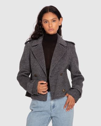 Belle & Bloom Better Off Military Peacoat